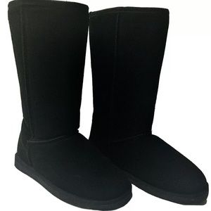 ❄️Biotime Shoes Suede Boots Black Sz 8 Like New!